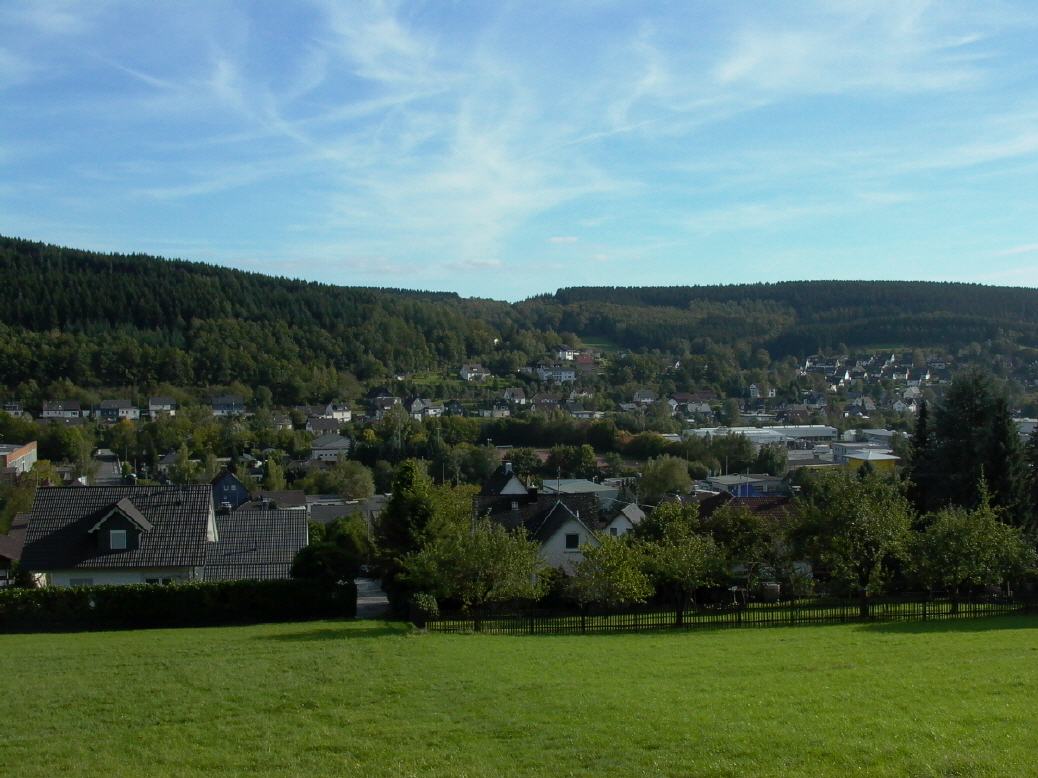 Blick vom Weinberg auf Kredenbach
